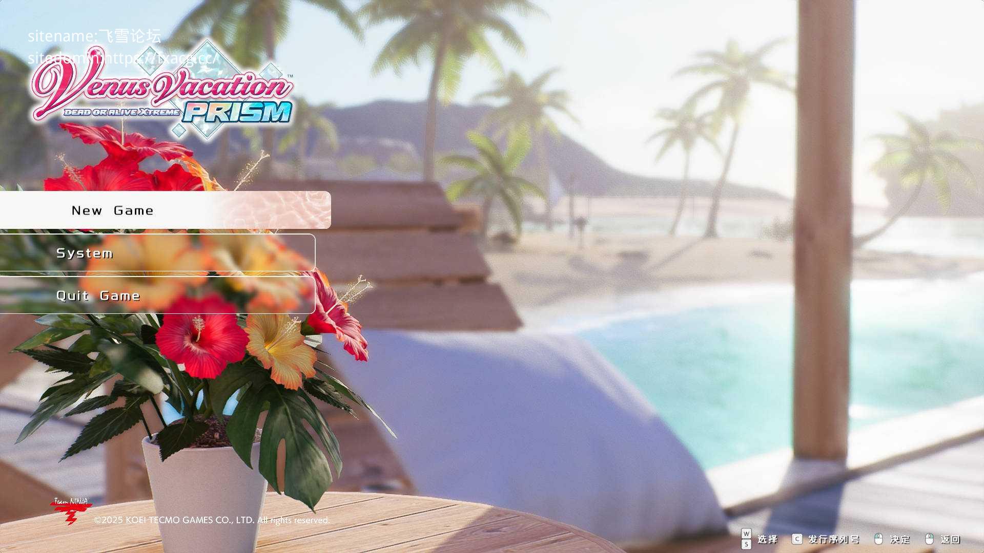 [3D/官中/动态] 维纳斯璀璨假期：死或生XTREME Ver1.05 官方中文 绅士MOD-Ver1.2 [10.9G/WY]-游戏网