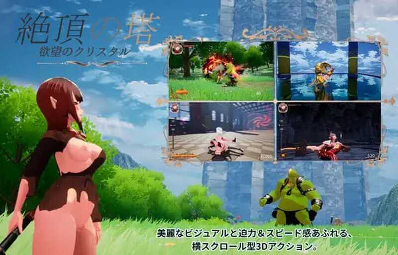 【ACT/新作】絶頂の塔 ~欲望のクリスタル~ DL正式版【3.2G】【微云网盘】-游戏网