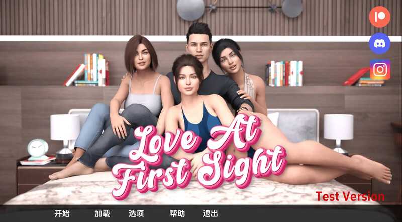 【欧美SLG/汉化/动态】一见钟情/Love at First Sight Ver0.1 汉化中文版【PC+安卓/2G】【微云网盘】-游戏网
