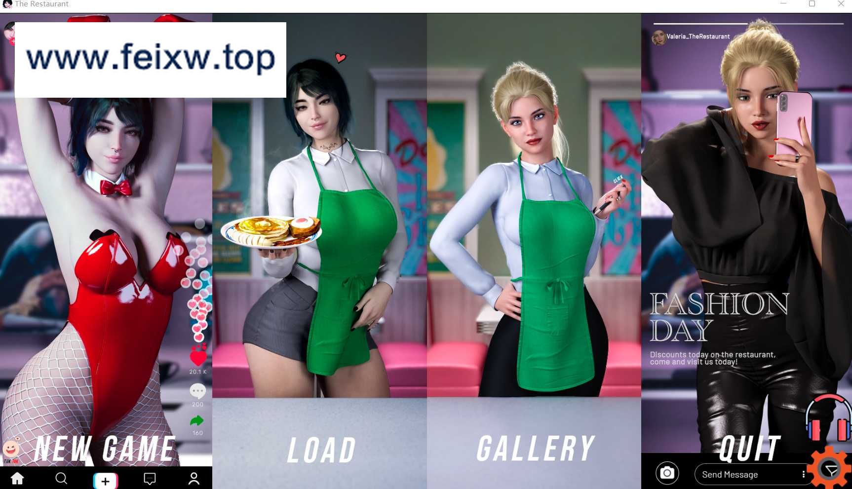 【欧美SLG/汉化】餐厅/The Restaurant Ver0.2.2 汉化中文版【PC+安卓/3G】【微云网盘】-游戏网