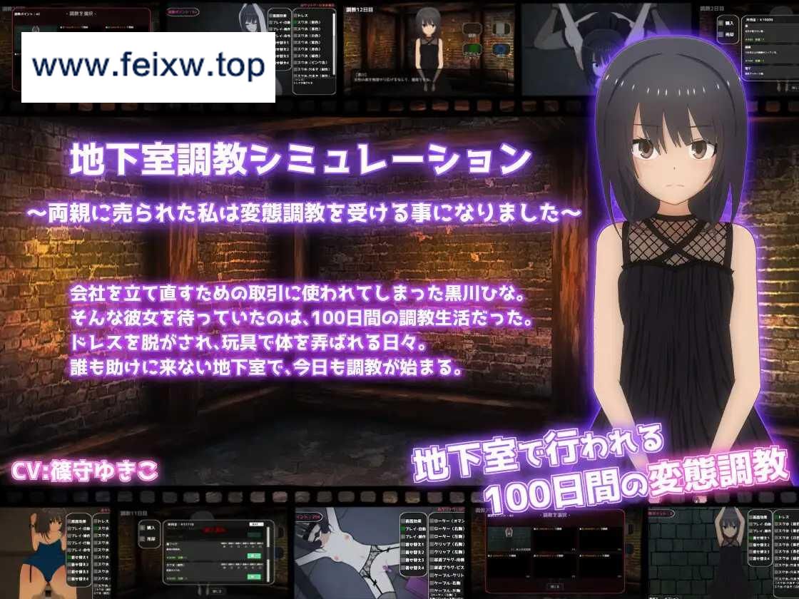 【调教SLG/动态/新作】地下室調教シミュレーション～両親に売られた私は変態調教を受ける事になりました～[度盘/秒传]【200M】-游戏网