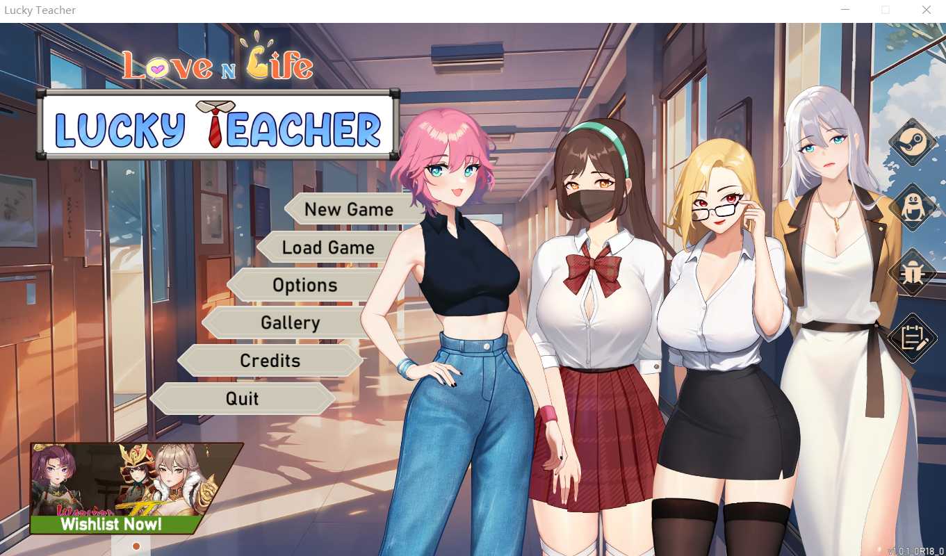 【SLG/官中/动态】爱与生活：幸运老师/Love n Life: Luc ky Teacher v1.0.1 官方中文步兵版【2G】【百度网盘】-游戏网