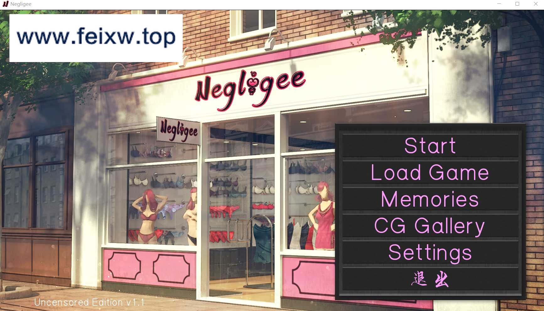 【SLG/汉化】内衣小店的老板~Negligee Ver1.10 完美无修版+攻略【450M】【百度网盘/秒传】-游戏网