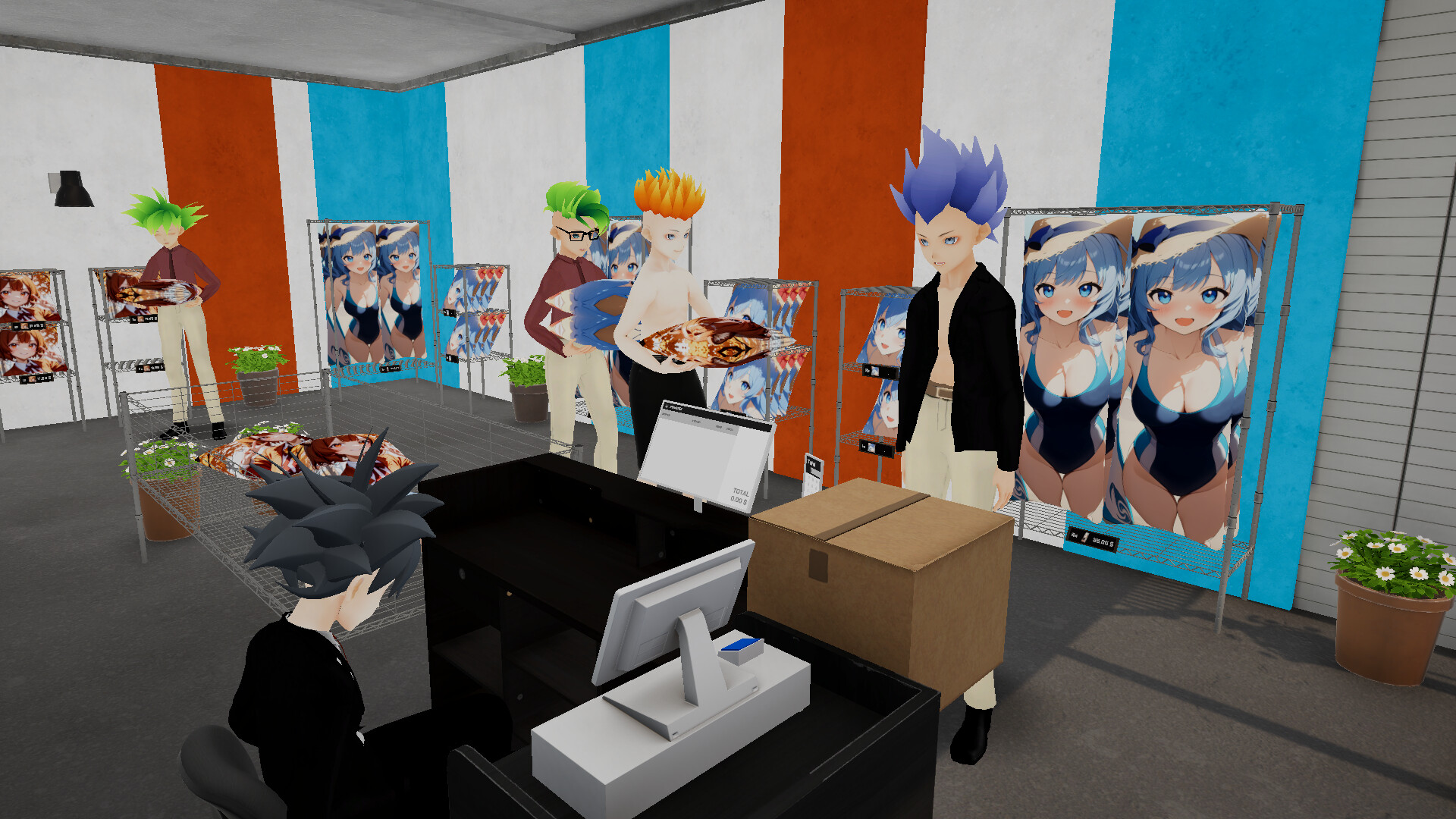 商店模拟器：抱枕女神 单机/网络联机-游戏网