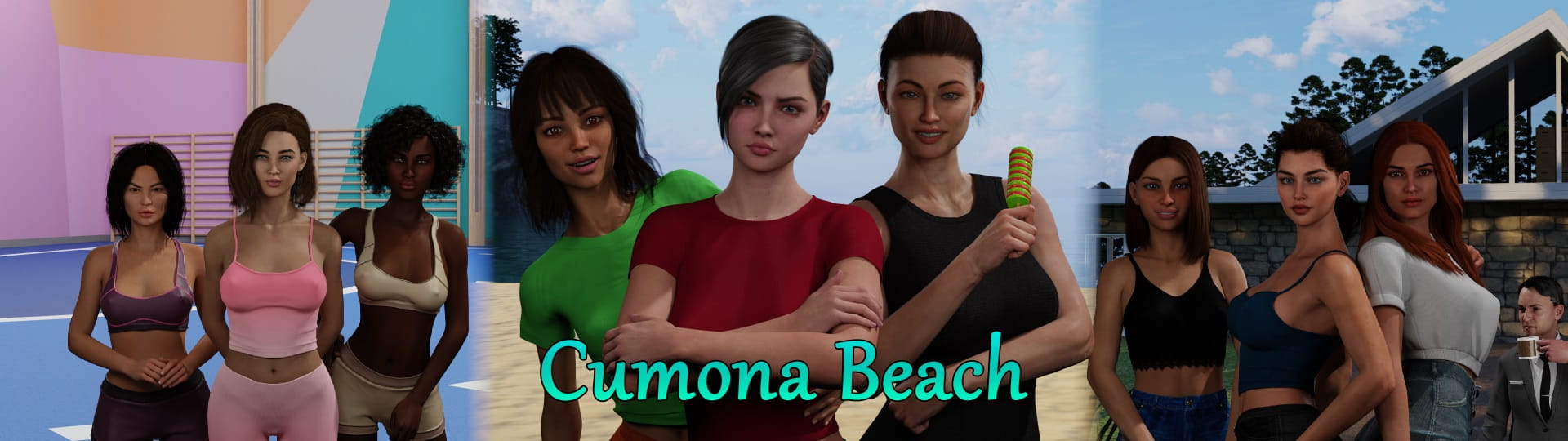 [欧美SLG汉化3D]库莫纳海滩Cumona Beach v0.8[双端3.83G/BD]-游戏网