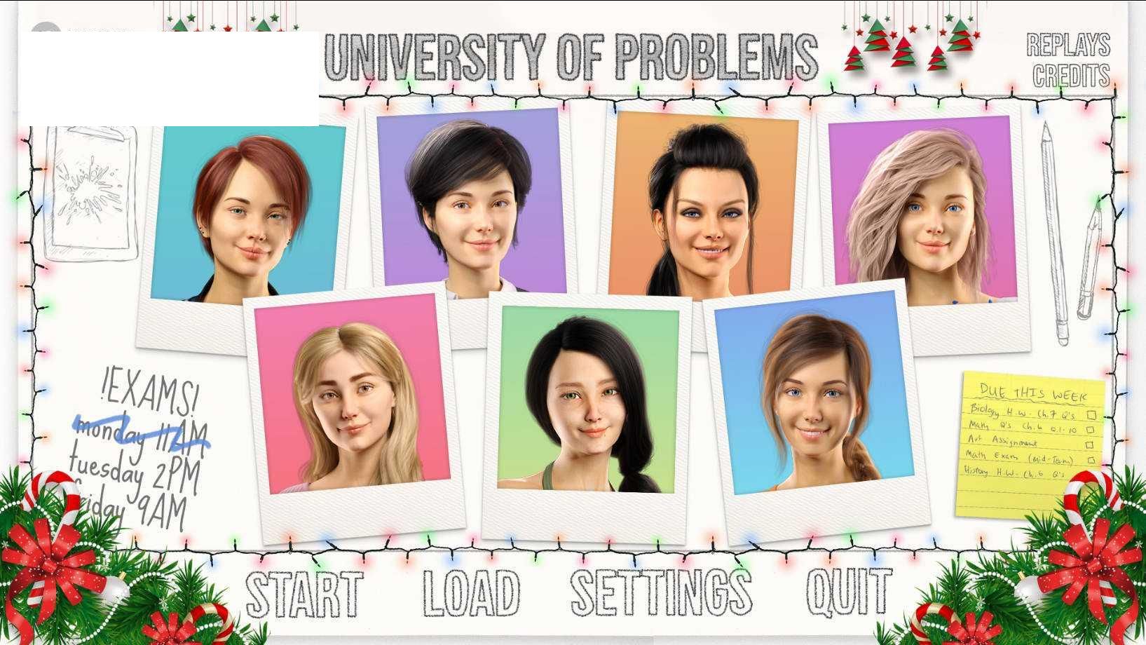 [SLG/汉化/动态/PC+安卓] 问题大学 学院情缘/University of Problems v1.5.5 AI汉化 [12.3G/W-游戏网