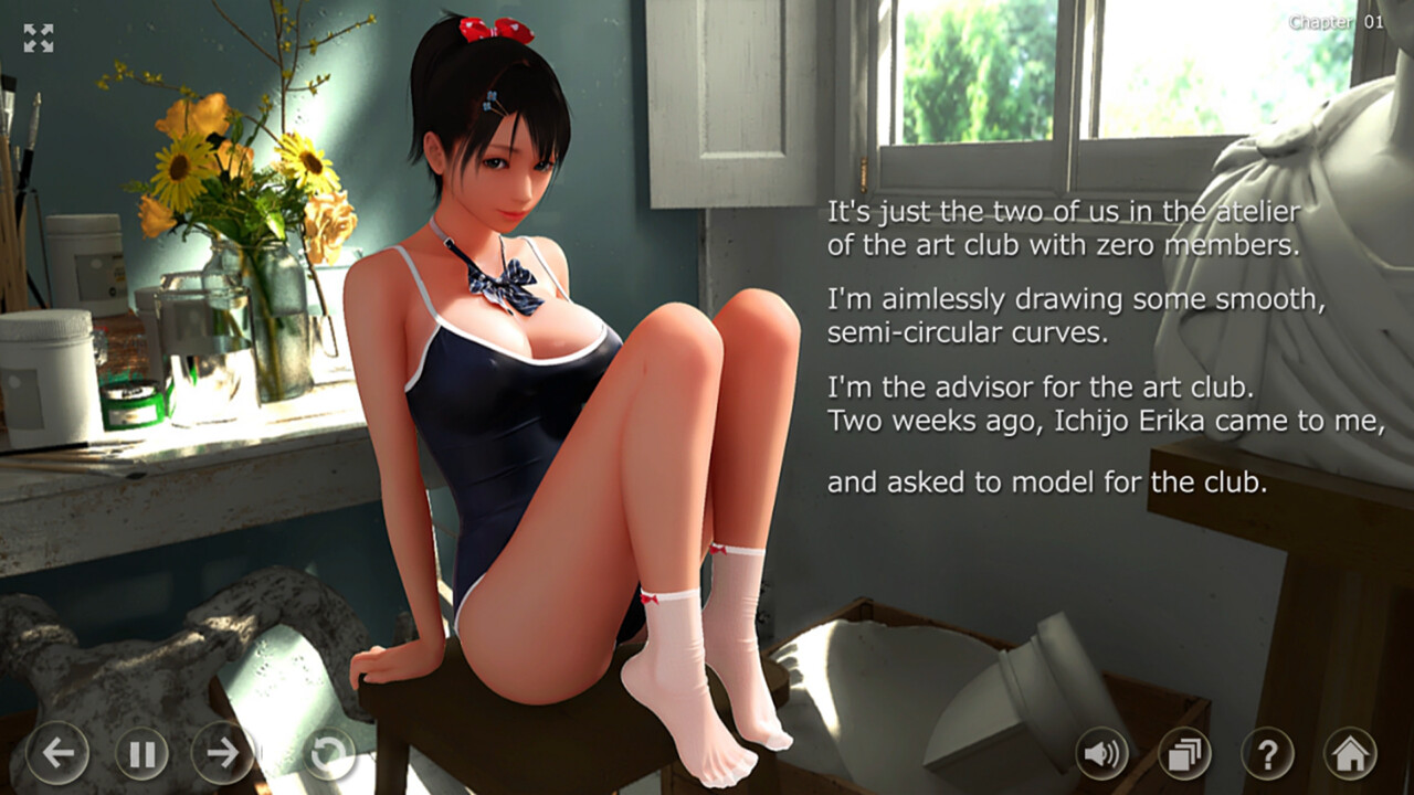 [SLG/PC/官中] 秘密画室！ 秘密のアトリエ The Secret Atelier Steam官中步兵版 [4.6G/微云OD]-游戏网