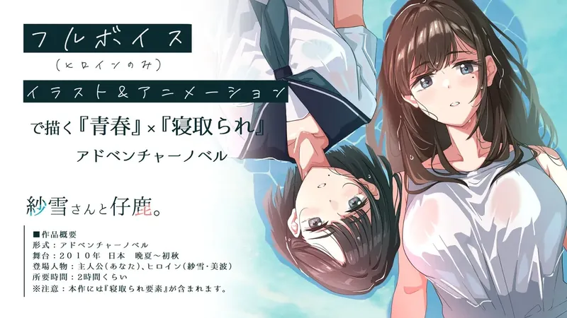 图片[2]-[精品新作ADV/汉化/NTR母女]纱雪小姐与小鹿 紗雪さんと仔鹿。AI汉化版[百度/1.4G]  666-游戏网