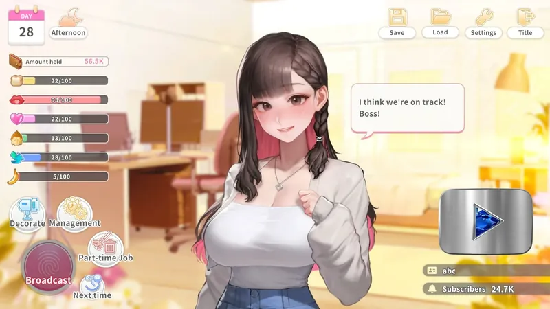 图片[4]-[SLG/官中/动态] 直播开启！Vtuber培训/Streaming ON! VTuber Training Ver1.02 官方中文 [456M/WY   564-游戏网